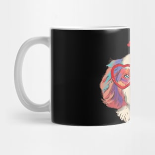 Australian Shepherd Dog Valentine's day Mug